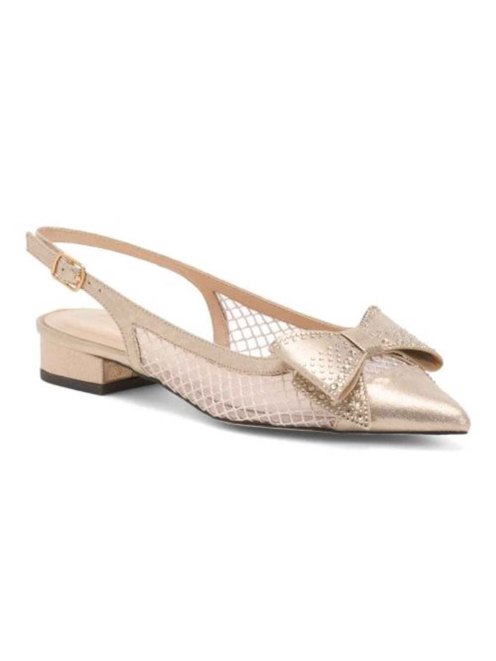 LAUREN LORRAINE Bow Slingback Flats